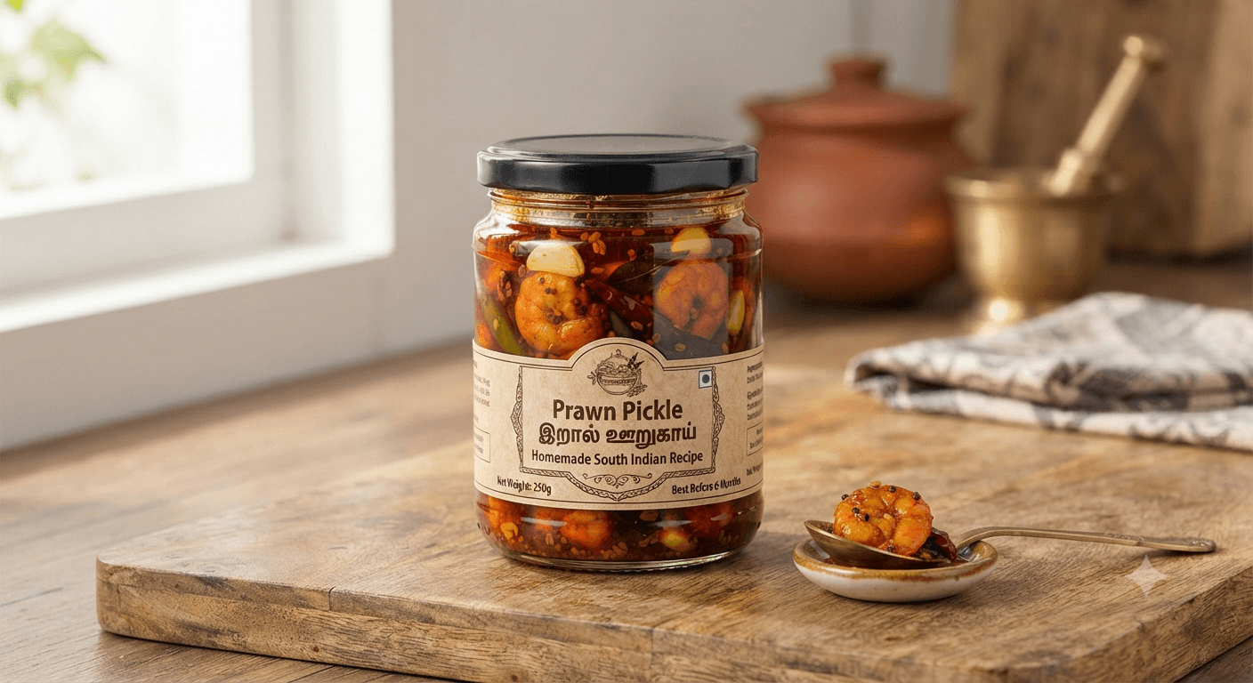 Prawn pickle/ iral oorukai
